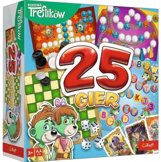 Trefl: Gra - 25 GIER Rodzina Treflików