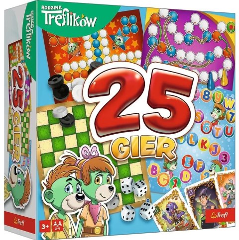 Trefl: Gra - 25 GIER Rodzina Treflików Trefl: Gra - 25 GIER Rodzina Treflików