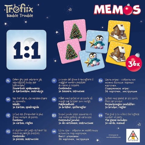 Trefl | Gra - Memos: Trefliki ratują Święta