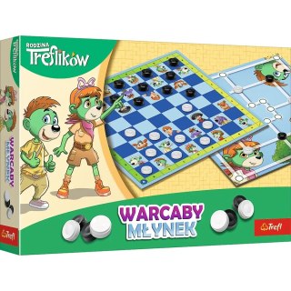 Trefl | Gra - Warcaby i Młynek Rodzina Treflików