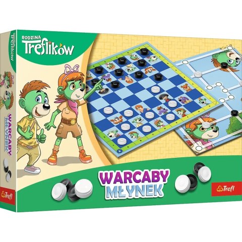 Trefl | Gra - Warcaby i Młynek Rodzina Treflików Trefl | Gra - Warcaby i Młynek Rodzina Treflików