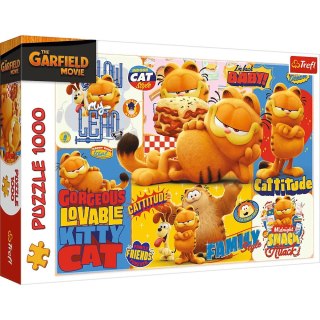 Trefl: Puzzle 1000el. - Przygody Garfielda