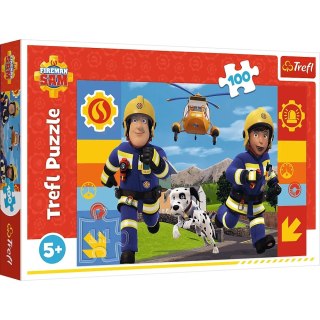 Trefl: Puzzle 100el. - Zawsze pomocny Strażak Sam