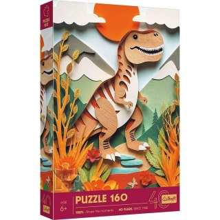 Trefl: Puzzle 160el. - 40-lecie Trefl - Paper Art: Dinozaur