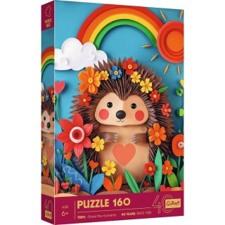 Trefl: Puzzle 160el. - 40-lecie Trefl - Paper Art: Jeżyk