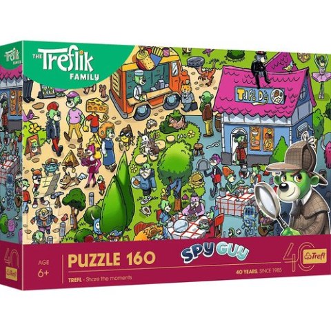 Trefl: Puzzle 160el. - 40-lecie Trefl - Trefliki celebrują Trefl: Puzzle 160el. - 40-lecie Trefl - Trefliki celebrują