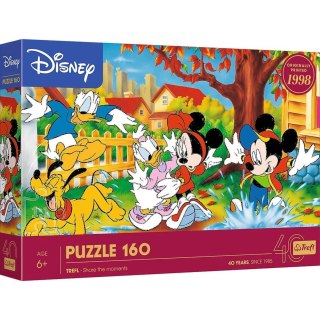 Trefl: Puzzle 160el. - 40-lecie Trefl - Zabawa w kałużach