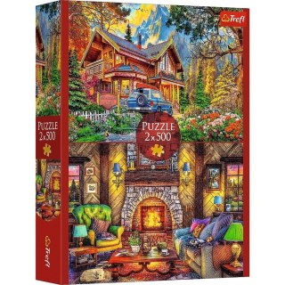 Trefl: Puzzle 2x500el. - Wycieczka w góry