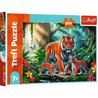 Trefl: Puzzle 200el. - Tygrysie zwyczaje