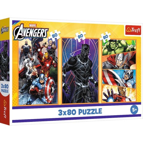 Trefl: Puzzle 3x80el. - Dni pełne akcji Trefl: Puzzle 3x80el. - Dni pełne akcji