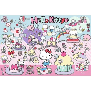 Trefl: Puzzle 300el. - Poznaj Świat Hello Kitty