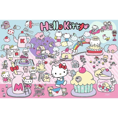 Trefl: Puzzle 300el. - Poznaj Świat Hello Kitty Trefl: Puzzle 300el. - Poznaj Świat Hello Kitty