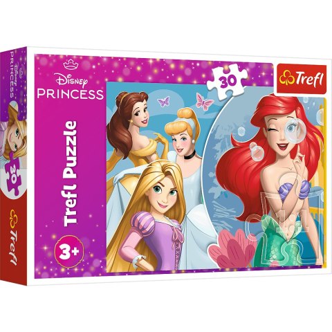 Trefl: Puzzle 30el. - Piękny dzień Księżniczek / Disney Princess Trefl: Puzzle 30el. - Piękny dzień Księżniczek / Disney Princess