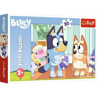 Trefl: Puzzle 30el. - Z Bluey zawsze jest wesoło