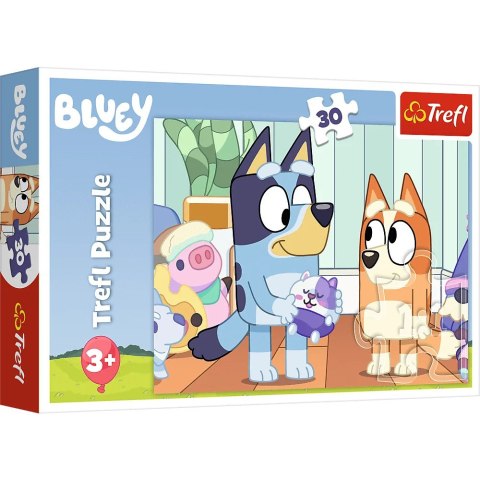 Trefl: Puzzle 30el. - Z Bluey zawsze jest wesoło Trefl: Puzzle 30el. - Z Bluey zawsze jest wesoło
