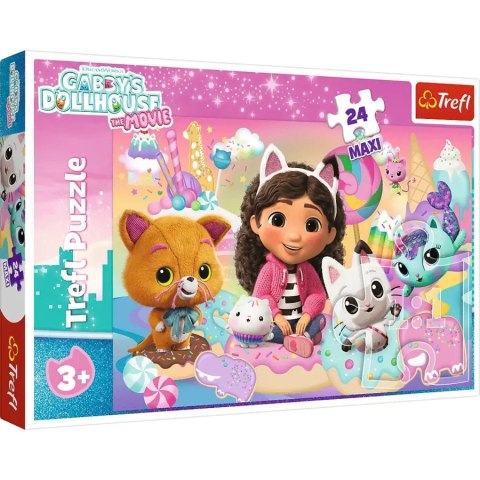 Trefl: Puzzle maxi 24el. - Koci świat Gabby Trefl: Puzzle maxi 24el. - Koci świat Gabby