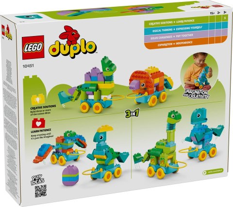 10451 | 3 W 1 Dinozaury na Kółkach