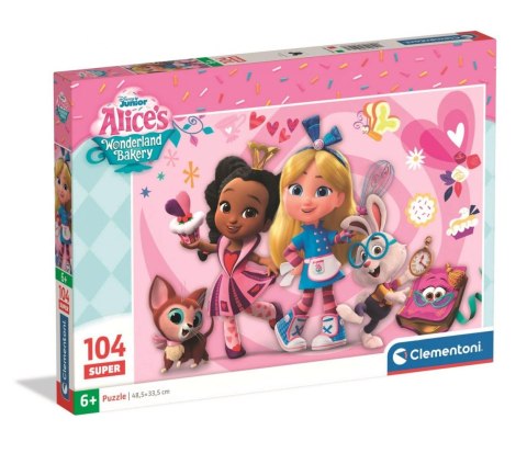 Clementoni: Puzzle 104el. - Alice's Wonderland Bakery Clementoni: Puzzle 104el. - Alice's Wonderland Bakery