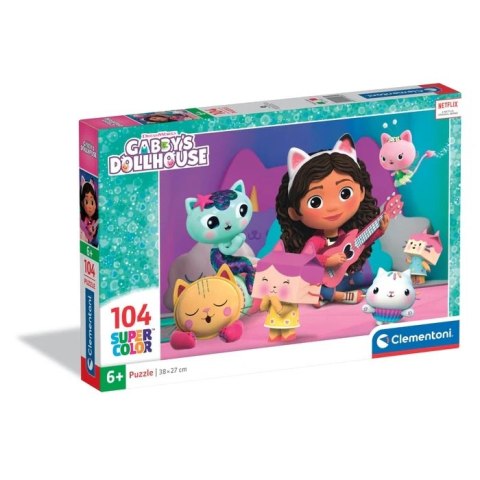 Clementoni: Puzzle 104el. - Gabbys Dollhouse