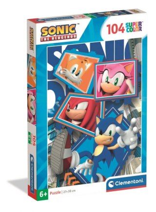 Clementoni: Puzzle 104el. - Sonic
