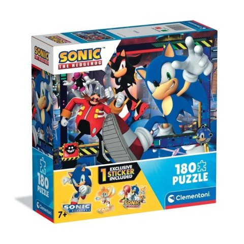 Clementoni: Puzzle 180el. - Sonic