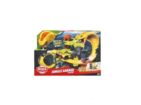 Dickie: Play&Store Garaż Jungle Z 1 Pojazdem