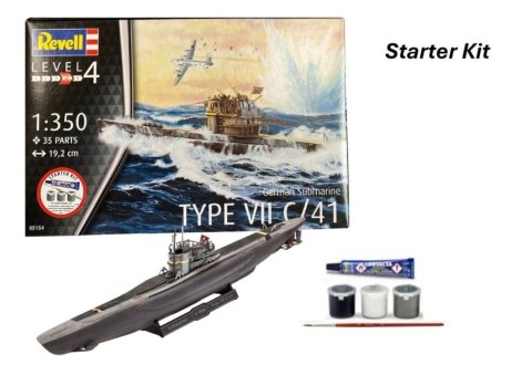 Revell - Starter Kit 1:350 German Submarine Type Revell - Starter Kit 1:350 German Submarine Type