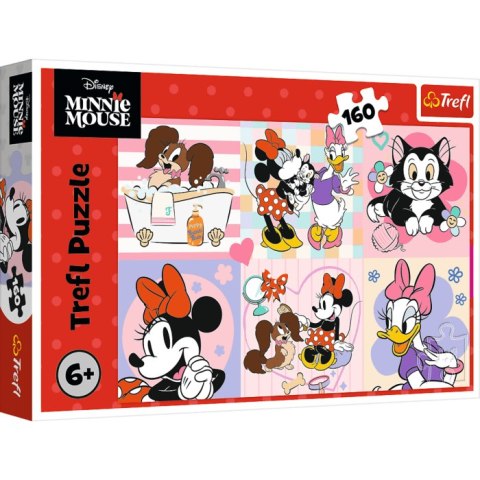 Trefl: Puzzle 160el. - Kolorowy dzień Minnie Trefl: Puzzle 160el. - Kolorowy dzień Minnie