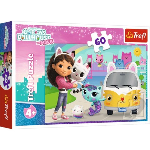 Trefl: Puzzle 60el. - Gabby i kocie przygody Trefl: Puzzle 60el. - Gabby i kocie przygody