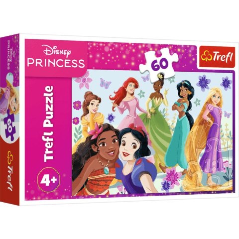 Trefl: Puzzle 60el. - Ksieżniczki w akcji Trefl: Puzzle 60el. - Ksieżniczki w akcji