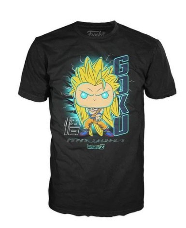 Funko POP! Tees Dragon Ball Z Goku Glow T-shirt S