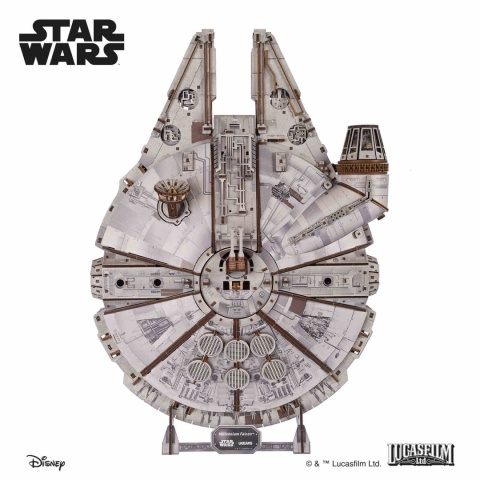 Puzzle 3D Sokół Millennium™ Star Wars™ Ugears Puzzle 3D Sokół Millennium™ Star Wars™ Ugears
