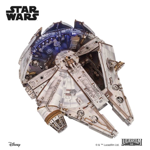 Puzzle 3D Sokół Millennium™ Star Wars™ Ugears Puzzle 3D Sokół Millennium™ Star Wars™ Ugears