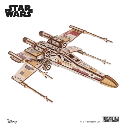 Puzzle 3D X-Wing Luke’a Skywalkera™ Star Wars™ Ugears