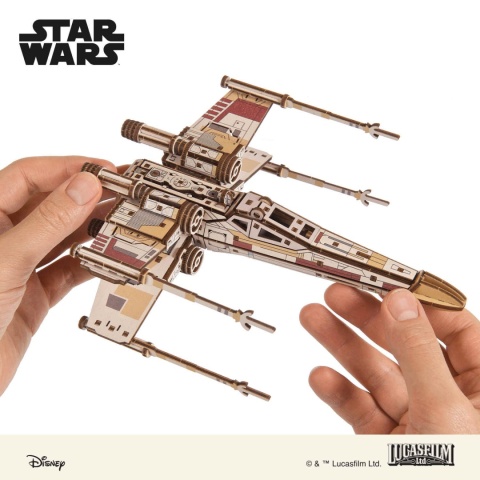 Puzzle 3D X-Wing Luke’a Skywalkera™ Star Wars™ Ugears