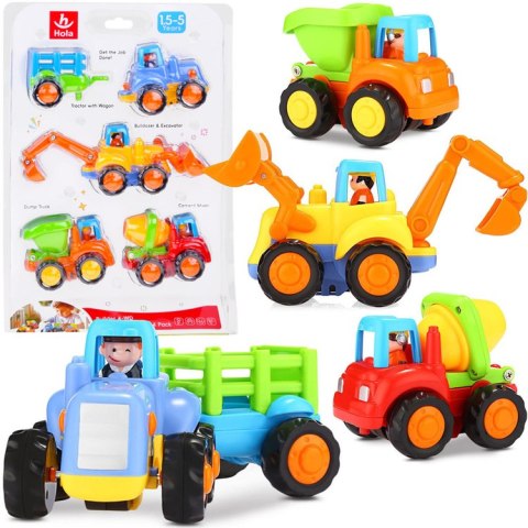 Traktor Koparka Wywrotka z Napędem ZESTAW ZA0020 Traktor Koparka Wywrotka z Napędem ZESTAW ZA0020