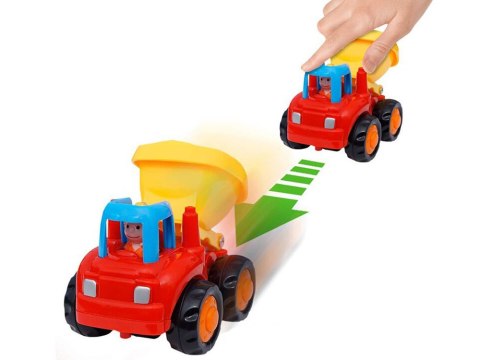 Traktor Koparka Wywrotka z Napędem ZESTAW ZA0020 Traktor Koparka Wywrotka z Napędem ZESTAW ZA0020