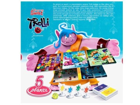 Jawa Gra planszowa Zaczarowany Świat TROLLI - magiczna gra rodzinna GR0137