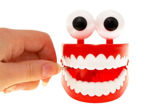 Nakręcana Klekocząca SZCZĘKA chodzące zęby duże oczy Wesoła zabawka ZA1162 Nakręcana Klekocząca SZCZĘKA chodzące zęby duże oczy Wesoła zabawka ZA1162