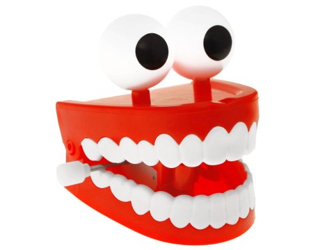 Nakręcana Klekocząca SZCZĘKA chodzące zęby duże oczy Wesoła zabawka ZA1162 Nakręcana Klekocząca SZCZĘKA chodzące zęby duże oczy Wesoła zabawka ZA1162