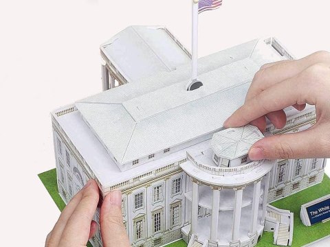 Przestrzenne Puzzle 3D BIAŁY DOM budowle ZA2529 Przestrzenne Puzzle 3D BIAŁY DOM budowle ZA2529