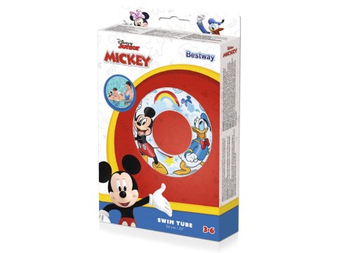 Bestawy koło dmuchane do pływania Miki 56cm 91004 Bestawy koło dmuchane do pływania Miki 56cm 91004