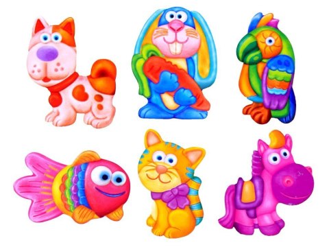 Zestaw kreatywny plastyczny zrób sam magnesy ZWIERZĄTKA DIY ZA2867 Zestaw kreatywny plastyczny zrób sam magnesy ZWIERZĄTKA DIY ZA2867