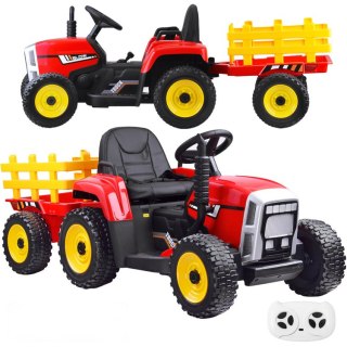 Traktor z przyczepą na akumulator + pilot PA0242