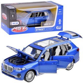 Auto Suv BMW X7 1:32 metalowe autko model dźwięki światła ZA3756