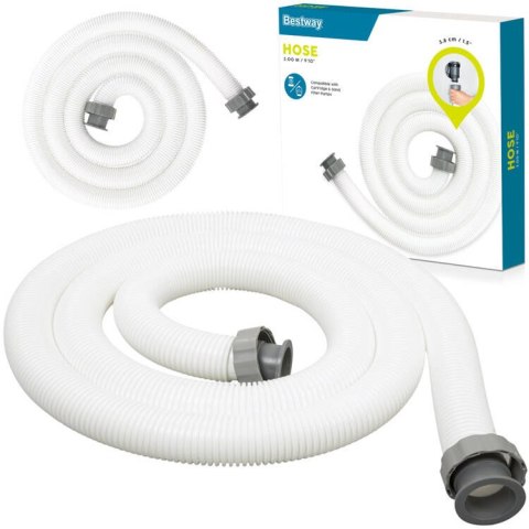 Bestway Wąż do pompy filtrującej 3m/38mm 58368 Bestway Wąż do pompy filtrującej 3m/38mm 58368
