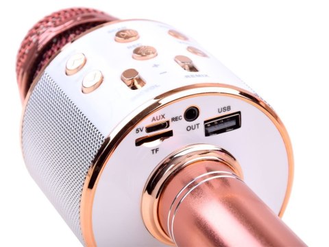 Mikrofon bezprzewodowy karaoke głośnik modulacja głosu bluetooth IN0136