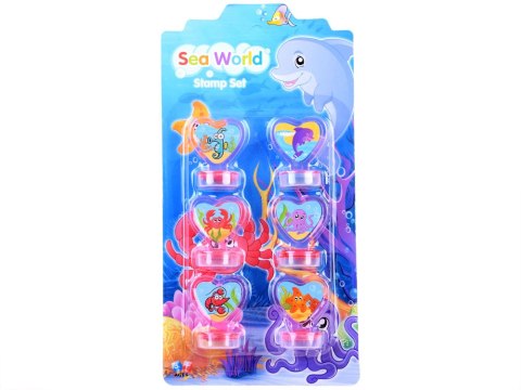 Zestaw pieczątki 6 szt. Zwierzaki Morskie ZA3979 Zestaw pieczątki 6 szt. Zwierzaki Morskie ZA3979