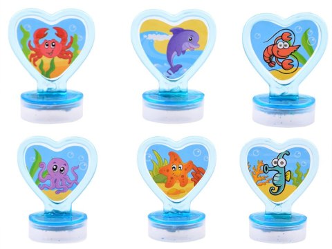 Zestaw pieczątki 6 szt. Zwierzaki Morskie ZA3979 Zestaw pieczątki 6 szt. Zwierzaki Morskie ZA3979