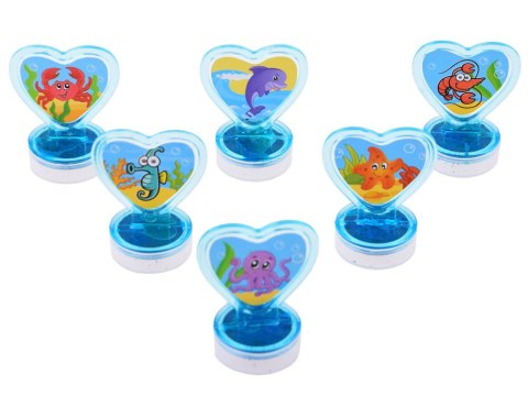 Zestaw pieczątki 6 szt. Zwierzaki Morskie ZA3979 Zestaw pieczątki 6 szt. Zwierzaki Morskie ZA3979